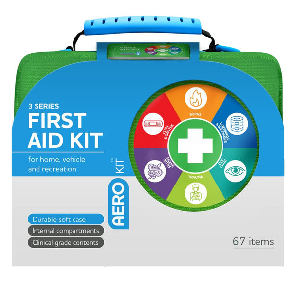 AEROKIT 3 Series First Aid Kit Softpack Green